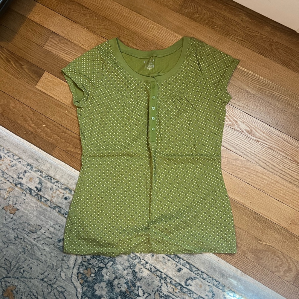 Green blouse